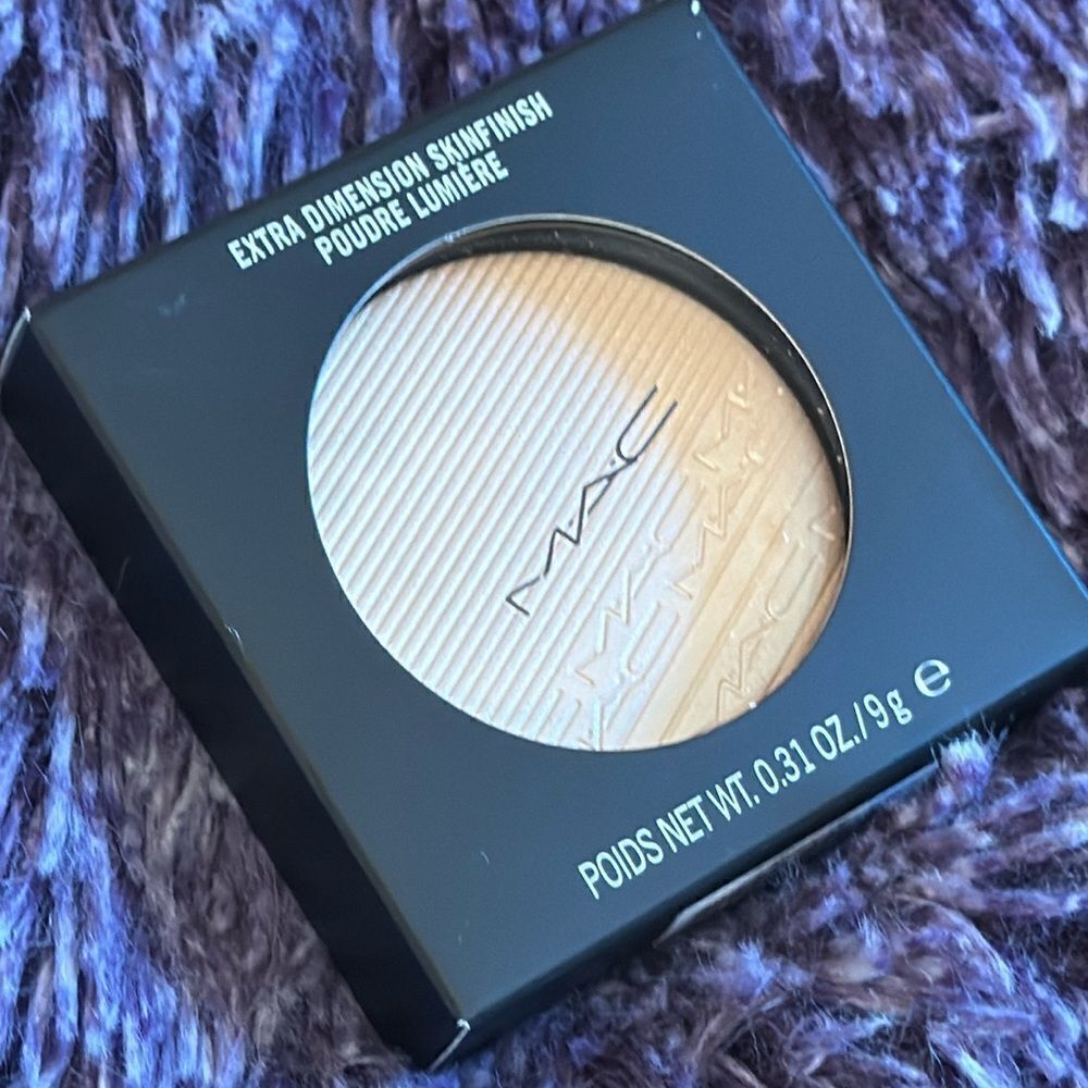 mac extra dimension skinfinish color: double gleam